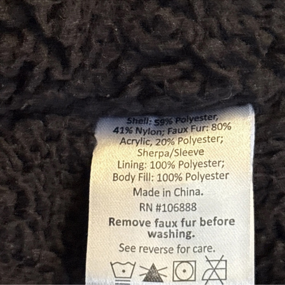 Appaman Girls Blue Shiny Middie Puffer Coat  W/colorful Faux Fur Hood Size 12 - Picture 15 of 17